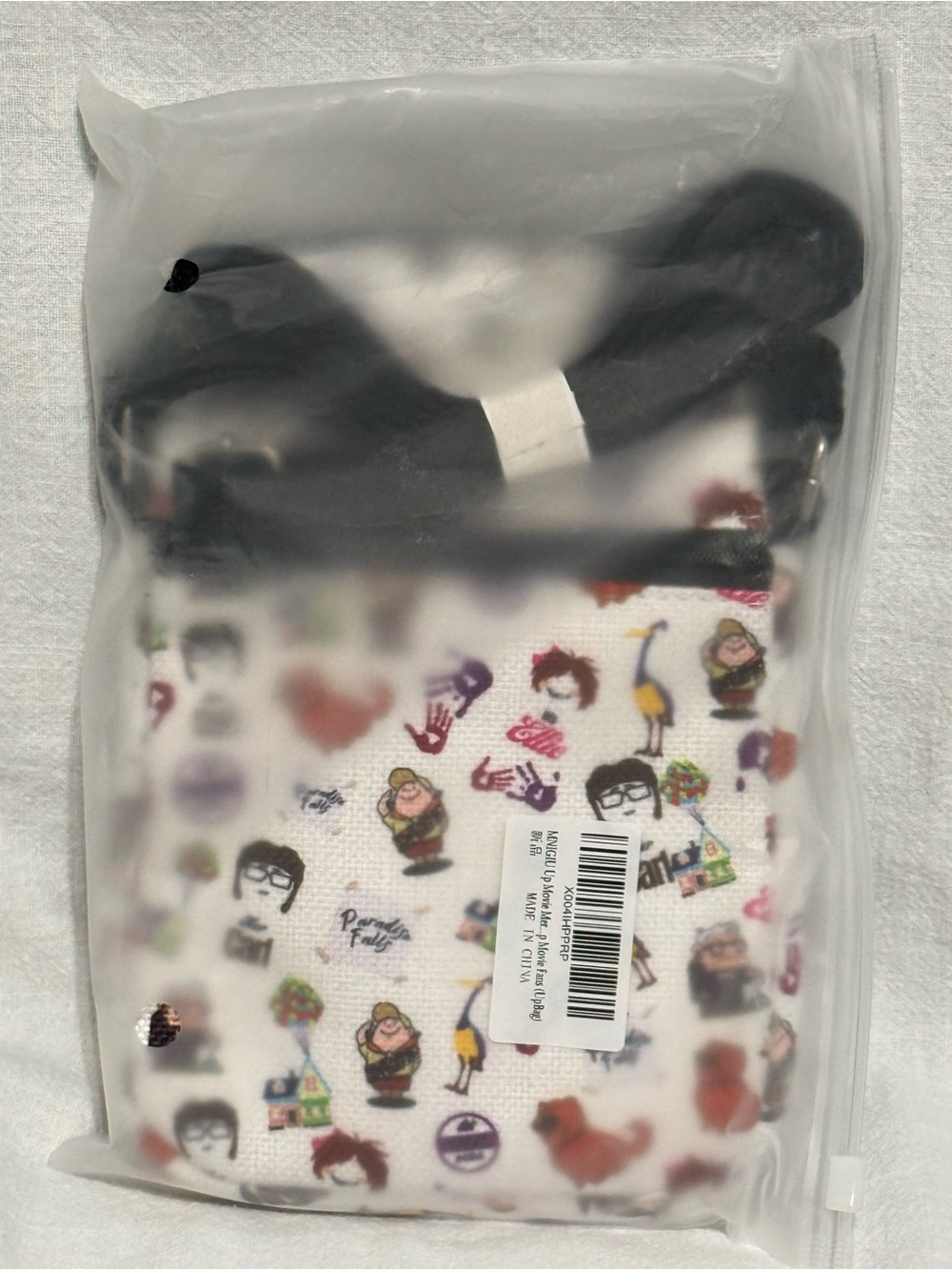 NWT-Disney x Pixar Up Movie Inspired Double-Sided Artwork Crossbody Bag - Picture 5 of 5